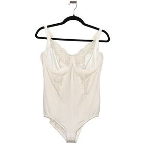 Maidenform Firm Control Shapewear Lace-Trim Body Shaper Bodysuit 38C